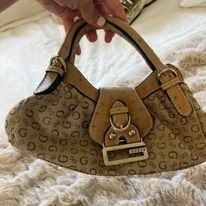 Tan Guess, small purse
